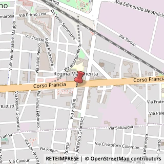 Mappa Corso Francia, 118, 10093 Collegno, Torino (Piemonte)