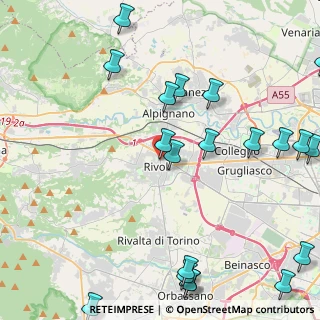 Mappa Corso Susa, 10141 Rivoli TO, Italia (5.974)