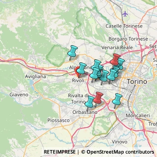 Mappa Corso Susa, 10141 Rivoli TO, Italia (5.80467)