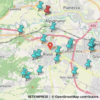 Mappa Corso Susa, 10141 Rivoli TO, Italia (2.466)