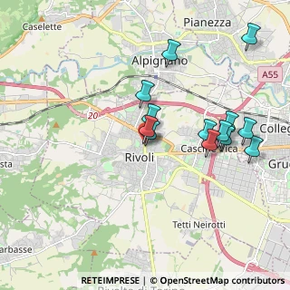 Mappa Corso Susa, 10141 Rivoli TO, Italia (1.88154)