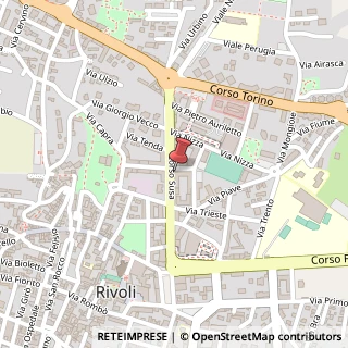 Mappa Corso Susa, 36 a, 10098 Rivoli, Torino (Piemonte)