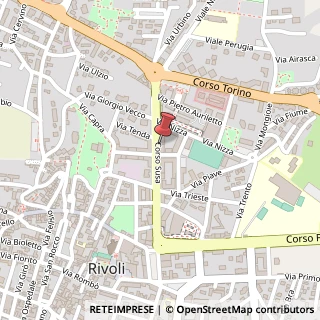Mappa Corso Susa, 44, 10098 Rivoli, Torino (Piemonte)