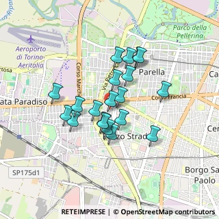 Mappa Via Fidia, 10141 Torino TO, Italia (0.687)