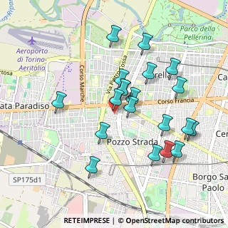 Mappa Via Fidia, 10141 Torino TO, Italia (0.9145)