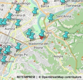 Mappa Via Vincenzo Porri, 10153 Torino TO, Italia (3.014)