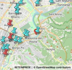 Mappa Via Vincenzo Porri, 10153 Torino TO, Italia (2.894)