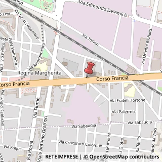 Mappa Corso Francia, 130, 10093 Collegno, Torino (Piemonte)