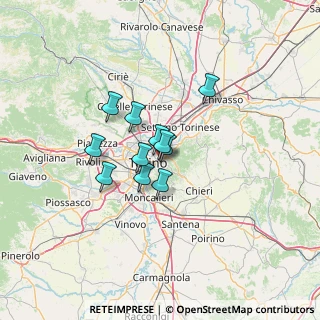 Mappa Via Giuseppe Ricci, 10153 Torino TO, Italia (8.53273)