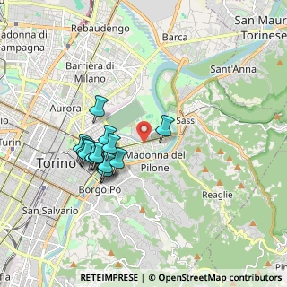 Mappa Via Giuseppe Ricci, 10153 Torino TO, Italia (1.63533)
