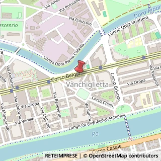 Mappa Corso Belgio, 74/A, 10153 Torino, Torino (Piemonte)