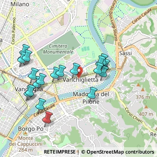 Mappa Via Giuseppe Ricci, 10153 Torino TO, Italia (1.074)