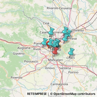 Mappa Via Battista Bena, 10141 Torino TO, Italia (7.71583)