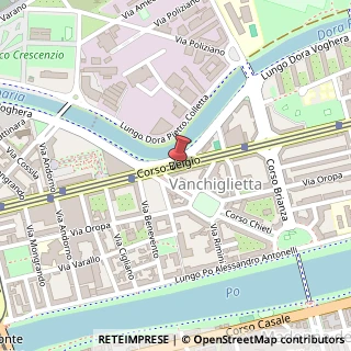 Mappa Corso Belgio, 66, 10153 Torino, Torino (Piemonte)