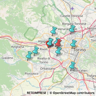 Mappa Viale Gramsci Antonio, 10098 Rivoli TO, Italia (5.40273)