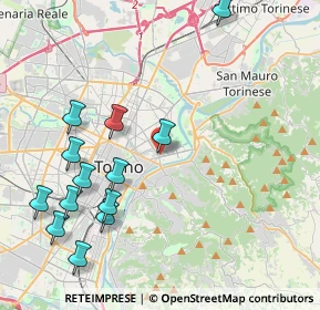 Mappa Via Mongrando, 10153 Torino TO, Italia (4.76538)