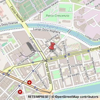 Mappa Via Antonio Fontanesi,  25, 10153 Torino, Torino (Piemonte)