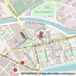 Mappa Via Antonio Fontanesi, 30, 10153 Torino, Torino (Piemonte)