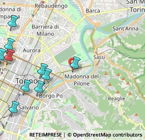 Mappa Via Rosazza, 10153 Torino TO, Italia (2.96)