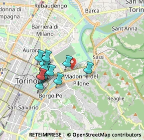 Mappa Via Rosazza, 10153 Torino TO, Italia (1.57071)