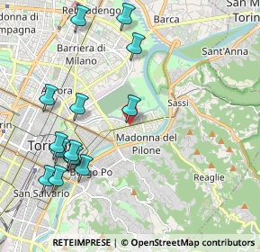 Mappa Via Rosazza, 10153 Torino TO, Italia (2.35786)