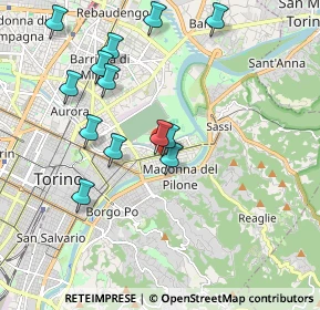 Mappa Via Rosazza, 10153 Torino TO, Italia (1.96231)