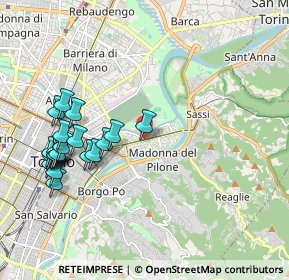 Mappa Via Rosazza, 10153 Torino TO, Italia (2.218)