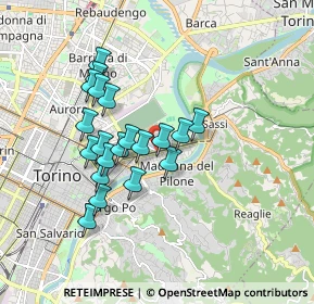 Mappa Via Rosazza, 10153 Torino TO, Italia (1.503)