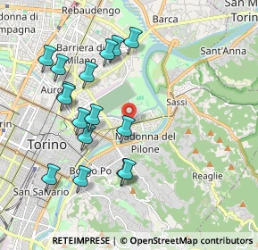 Mappa Via Rosazza, 10153 Torino TO, Italia (2.00875)