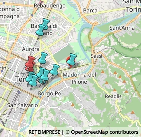 Mappa Via Rosazza, 10153 Torino TO, Italia (1.94917)