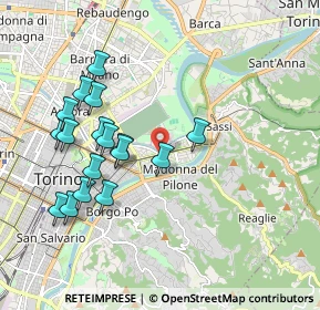 Mappa Via Rosazza, 10153 Torino TO, Italia (1.94412)