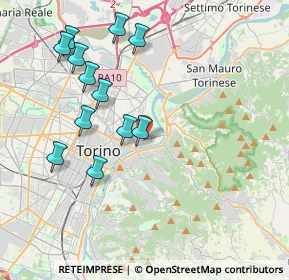 Mappa Via Rosazza, 10153 Torino TO, Italia (4.1275)