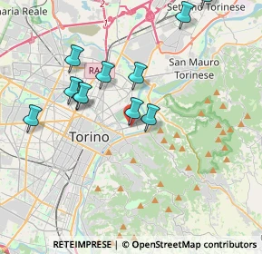 Mappa Via Rosazza, 10153 Torino TO, Italia (3.84)