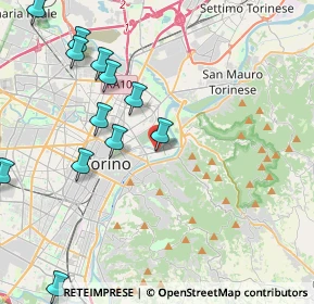 Mappa Via Rosazza, 10153 Torino TO, Italia (5.19692)