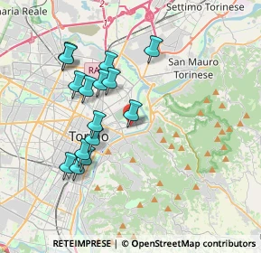 Mappa Via Rosazza, 10153 Torino TO, Italia (3.52667)