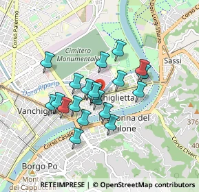 Mappa Via Rosazza, 10153 Torino TO, Italia (0.683)