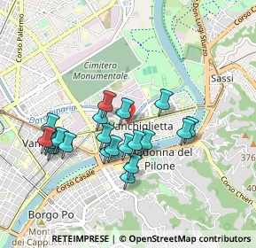 Mappa Via Rosazza, 10153 Torino TO, Italia (0.8245)