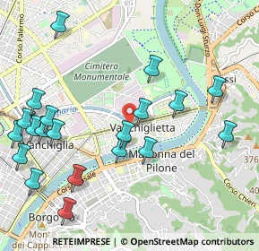 Mappa Via Rosazza, 10153 Torino TO, Italia (1.2365)