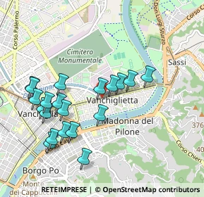 Mappa Via Rosazza, 10153 Torino TO, Italia (0.978)