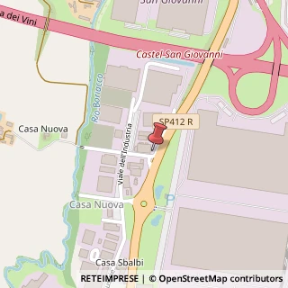 Mappa Strada della Barianella, 1, 29015 Castel San Giovanni, Piacenza (Emilia Romagna)