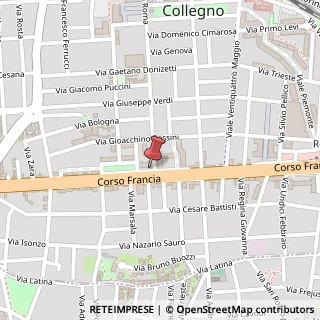 Mappa Corso Francia, 222, 10093 Collegno, Torino (Piemonte)