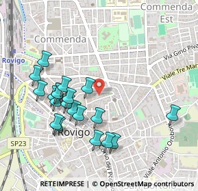 Mappa Via Giuseppe Verdi, 45100 Rovigo RO, Italia (0.4905)
