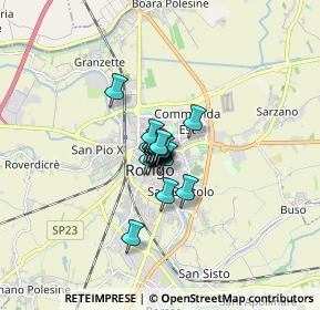 Mappa Via Giuseppe Verdi, 45100 Rovigo RO, Italia (0.6765)
