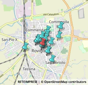 Mappa Via Giuseppe Verdi, 45100 Rovigo RO, Italia (0.42)