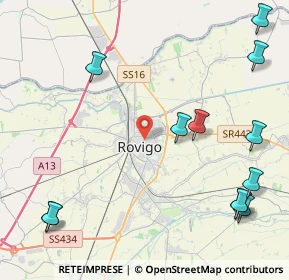 Mappa Via Giuseppe Verdi, 45100 Rovigo RO, Italia (5.86917)