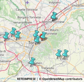 Mappa Corso Brianza, 10153 Torino TO, Italia (7.87455)