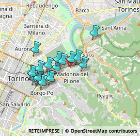 Mappa Corso Brianza, 10153 Torino TO, Italia (1.51167)