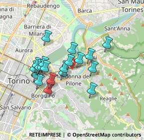 Mappa Corso Brianza, 10153 Torino TO, Italia (1.4845)