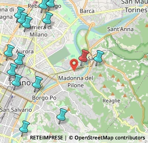 Mappa Corso Brianza, 10153 Torino TO, Italia (3.02667)