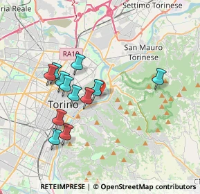 Mappa Corso Brianza, 10153 Torino TO, Italia (3.38583)